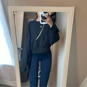 Adidas cropped crew neck